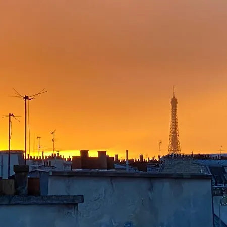 Duplex With Terrasse And View On Eiffel Tower 公寓 巴黎